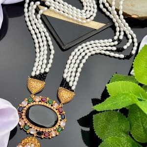 Gold Polish Pendant Mala